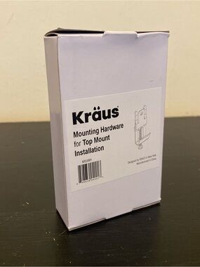 New Sealed Kraus Kitchen Sink Hardware Top Mount Installation 12 Pieces KP22001